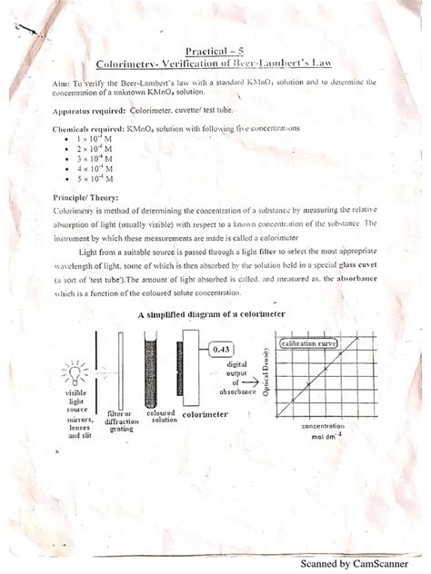 Colorimetry | PDF