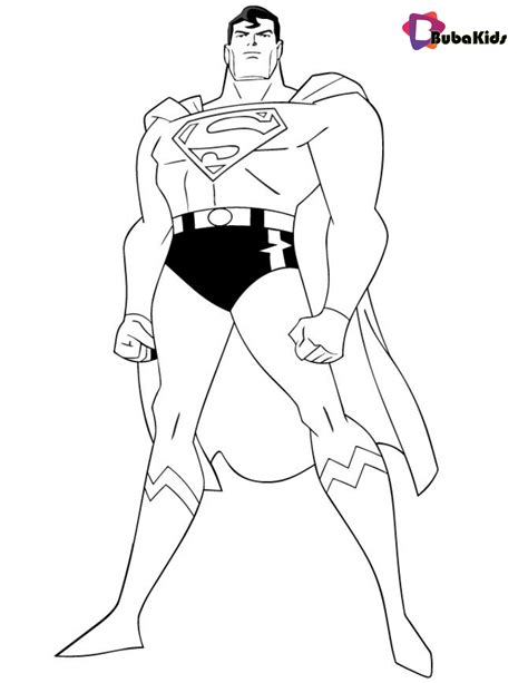 Superhero Free Printable Coloring Pages