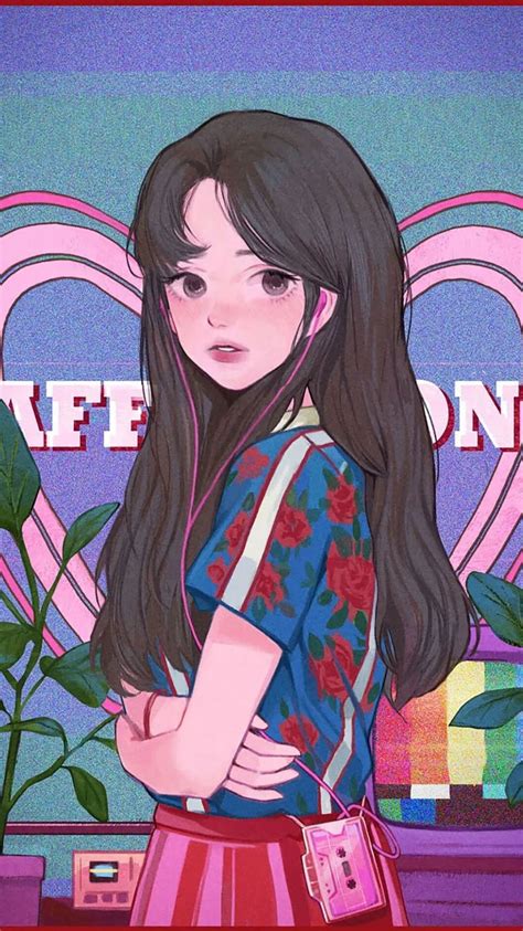 Anime Girl Retro Aesthetic Wallpapers - Wallpaper Cave