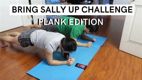 Bring Sally Up Plank Challenge | Fitness Challenge - YouTube