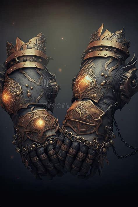 Gauntlets of ogre power stock illustration. Illustration of power ...