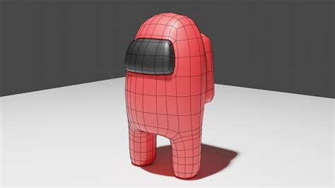 3D model Among Us low poly chracter rigged VR / AR / low-poly | CGTrader