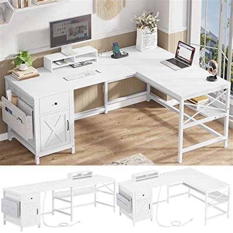 White L Shaped Office Desk – The 16 best products compared - creativity ...