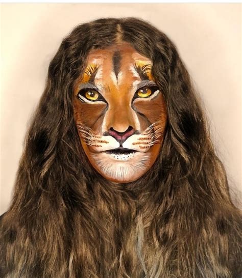 18 Fascinating Halloween Lion Makeups - The Glossychic