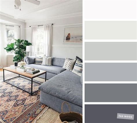 The best living room color schemes - Grey Palette