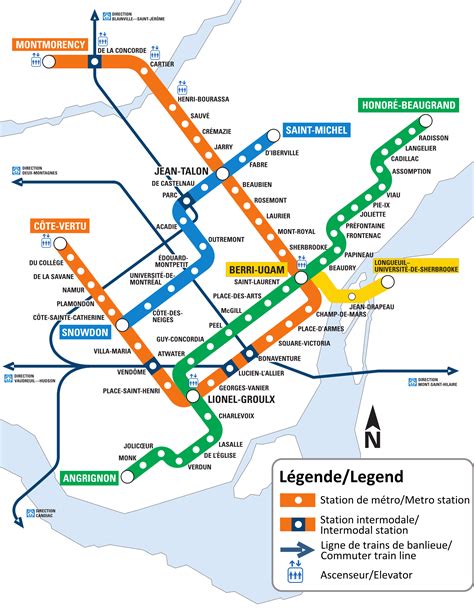 Montreal Metro Map English - Bunnie Valentia