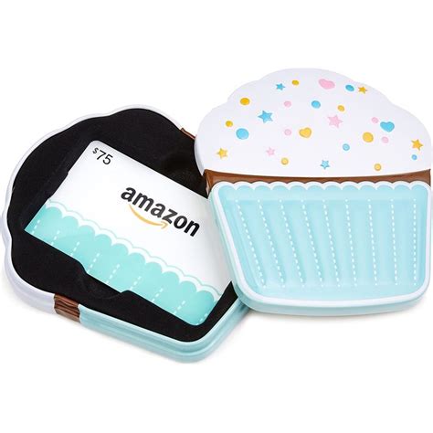 Amazon.com $75 Gift Card in a Birthday Cupcake Tin (Birthday Cupcake ...