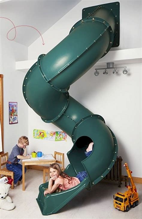 5 Awesome Indoor Decorations in the 70s | Indoor slides, Kids indoor ...