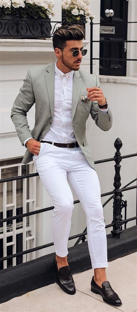 Tuck In Shirt Outfit Ideas For Men Blazer Outfits Men, Outfits Hombre ...