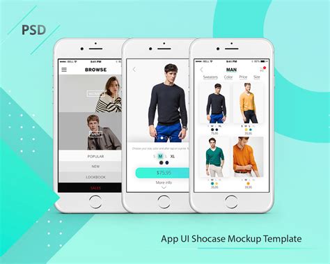 App Showcase Mockup Template Free PSD | Download Mockup