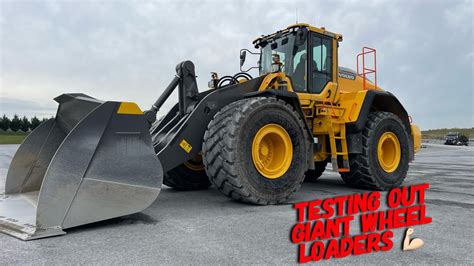 Testing brand new Volvo wheel loaders 💪🏻 - YouTube