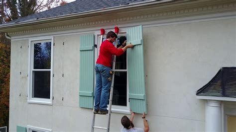 Installing Vinyl Board And Batten Shutters | Bruin Blog