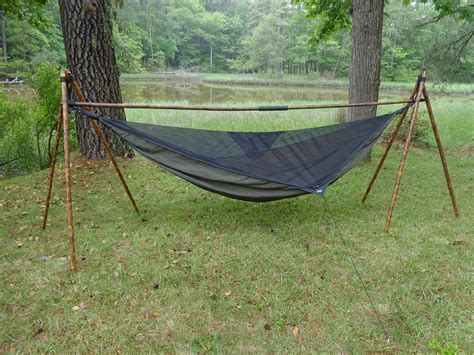 DIY Hammock Stand | Hammock stand, Hammock, Double camping hammock