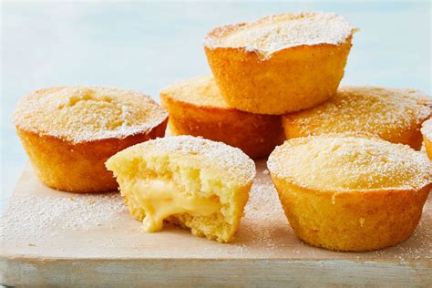 Lemon Custard Tea Cakes Recipe - Cake Recipes