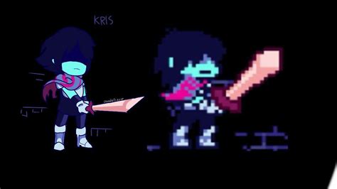 Battle Sprite Redraw (Kris) | Deltarune. Amino