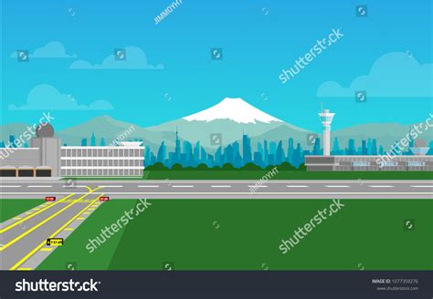 1,341 Cartoon Airport Runway Images, Stock Photos & Vectors | Shutterstock