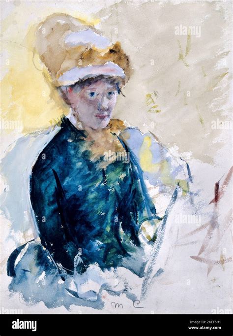 Mary Cassatt, Mary Cassatt Self-Portrait, Circa 1880, Gouache and ...