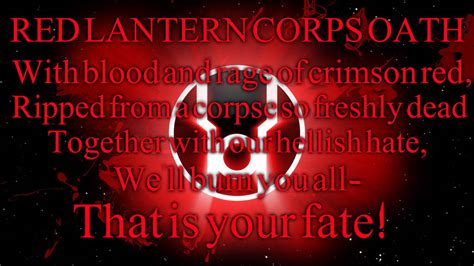 Red Lantern Corps Oath by Pattyw99 on DeviantArt