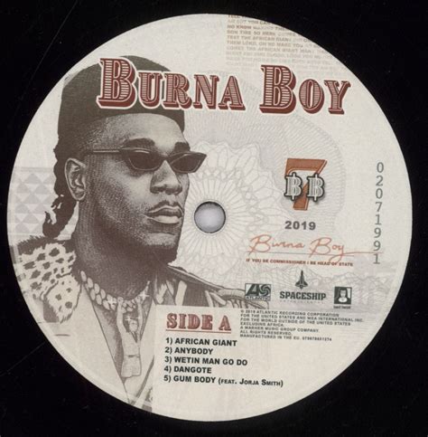 Burna Boy African Giant UK 2-LP vinyl set — RareVinyl.com