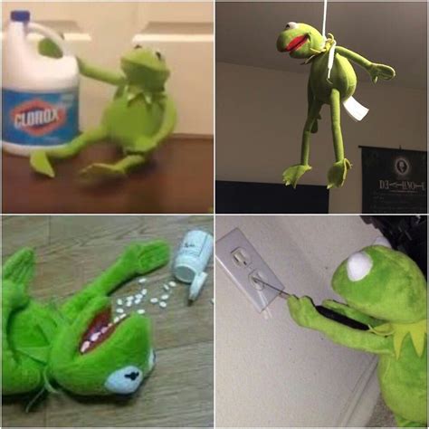 "kermit suicide meme" by Rooox | Redbubble