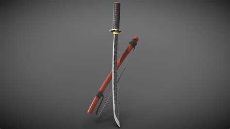 Realistic Katana - 3D model by Paulo Andrade (@Fyat) [858796d] - Sketchfab