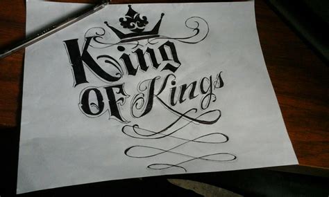 Lettering# King of kings | Disenos de unas, Dibujos, Diseño de ropa