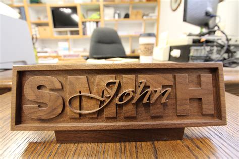 Personalized Desk Name Plate