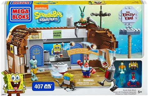 Mega Bloks Spongebob Squarepants Krusty Krab Attack Set 94613 - ToyWiz