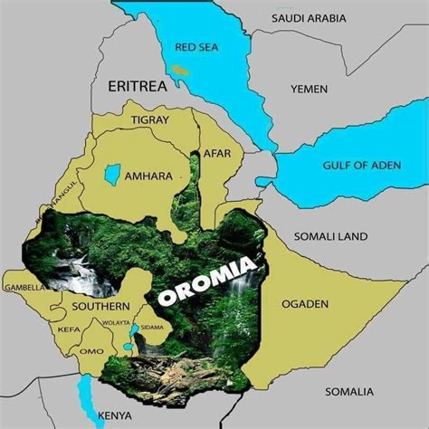 Oromia map and the home of #Oromo people | Oromo people, Amhara, Tigray