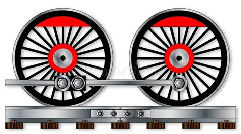 Simple Train Wheels Clipart - Rwanda 24