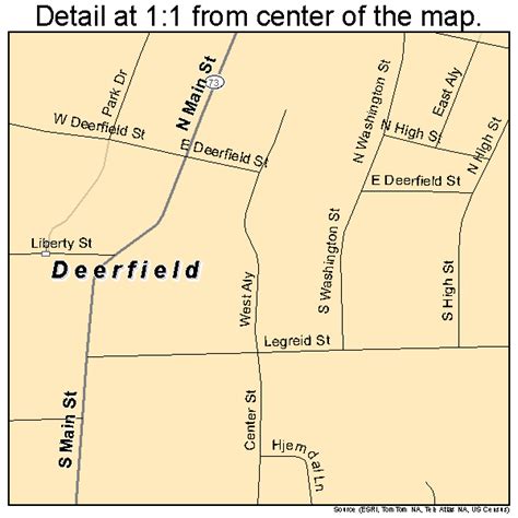 Deerfield Wisconsin Street Map 5519250