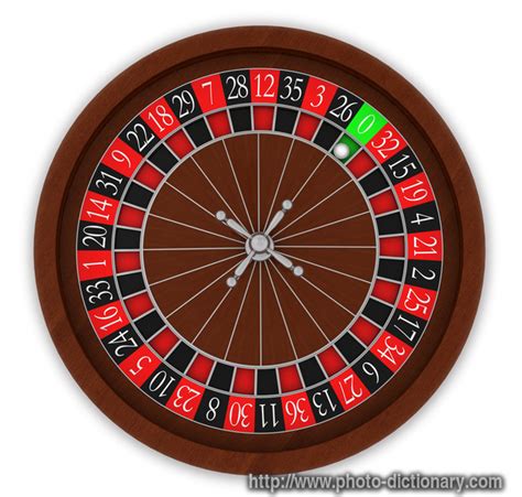 roulette wheel - photo/picture definition at Photo Dictionary ...