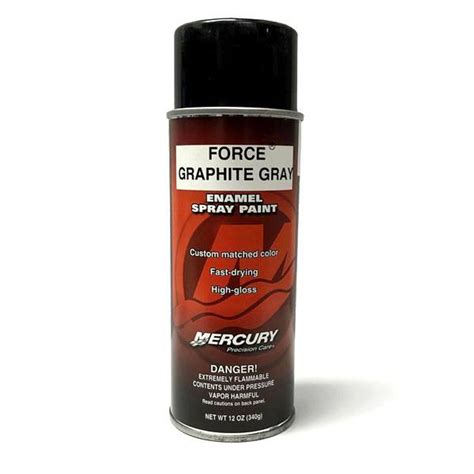 Mercury Force Graphite Gray Engine Paint 92-802878 30