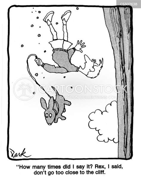 Fall Off A Cliff Cartoons and Comics - funny pictures from CartoonStock