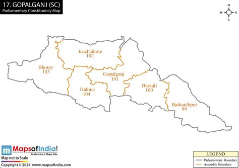 Gopalganj Election Result 2024 LIVE - Winner, Candidate and Lok Sabha Map