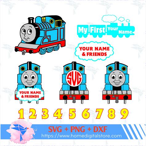 Thomas The Train Svg Thomas Train Svg Thomas Engine Svg Thomas The ...