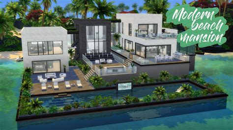 Sims 4 Modern Mansion No CC