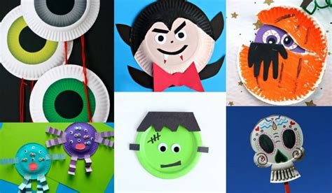 Manualidades para Halloween con platos ideales para realizar con niños