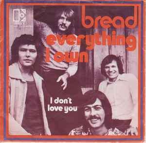 Bread - Everything I Own | Releases | Discogs