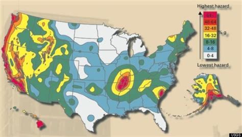 United-States-fault-line-danger-zones-in-the-us | Earthquake hazards ...