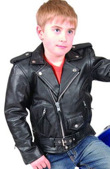 K1-LAMB Kids Lambskin Leather Classic Motorcycle Jacket with Half Belt ...