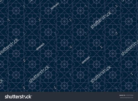 Navy Blue Background Geometric Pattern Stock Illustration 137577293 ...