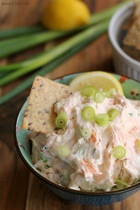 Smoked Salmon Cream Cheese Dip or Spread - The Weary Chef