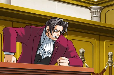 miles edgeworth pissed damage ace attorney Memes - Imgflip