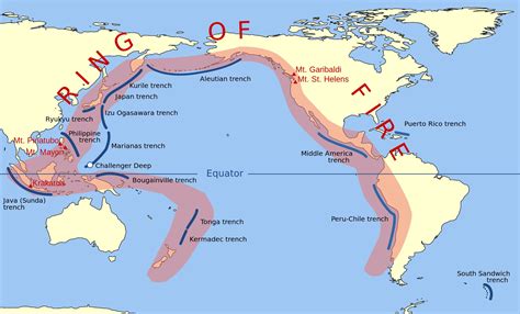 Ring Of Fire Earthquakes Map Mega Hit Both Sides The Pacific, Experts