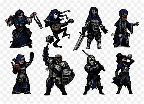 Darkest Dungeon Characters Lineup , Png Download - Darkest Dungeon ...