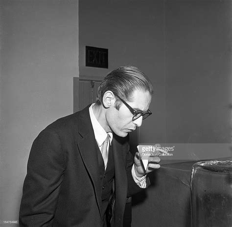 Jazz pianist and composer Bill Evans backstage of his concert at Town ...