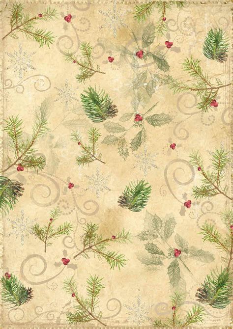 Best Card Making Downloads... Christmas backing paper vintage ...