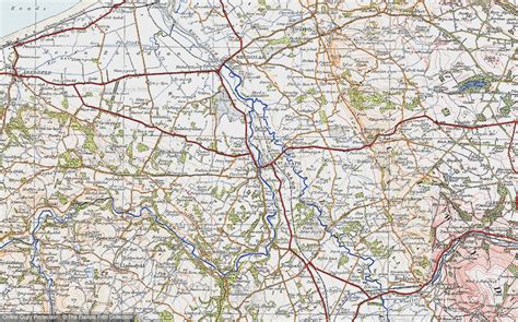 Historic Ordnance Survey Map of St Asaph, 1922