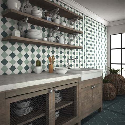 21 Arabesque Tile Ideas for Floor, Wall and Backsplash